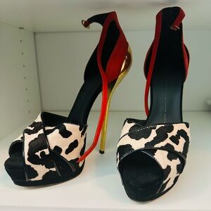 Giuseppe Zanotti - Pony Hair Animal Print Pumps